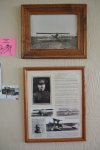 Commemorative display at the Billard ariport caf